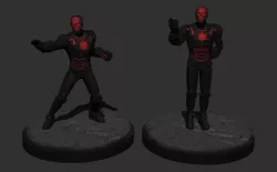 Red Skull Iron Armour - MCP Scale - 2 Poses