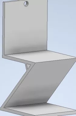 Rietveld seat keychain
