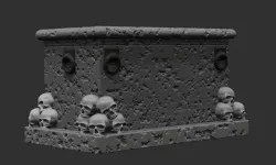 Sacrificial Alter Dice Box.