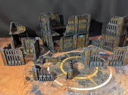 Sci-Fi Factory Ruins