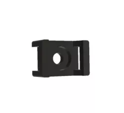 Screw-on base for a hose clamp