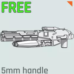 "SENTINEL" Transformers Weapons (5mm post)