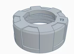 Silicon and glue gun repair nut