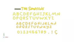 SIMPSONS Letters and Numbers | Logo