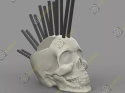 Skull punk organizer