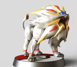 Solgaleo - LEGENDARY - FAN ART - POKÉMON FIGURINE -POKEMONSolgaleo