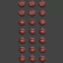 Space Dwarf Helmets