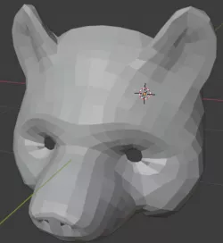 Squid Game Bear mask 3D model