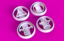 Squid game cookie cutter