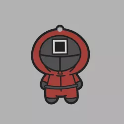 Squid game keychain
