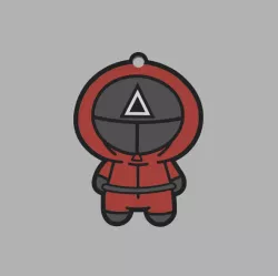 Squid game keychain
