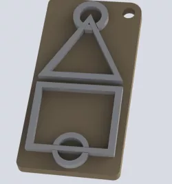 Squid game keychain