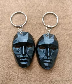 Squid Game Mask Keychain