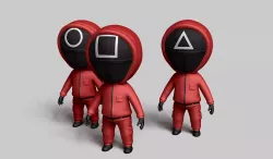 SQUID GAME SOLDIERS FIGURES