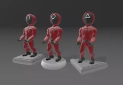 Squid Game Stands (Circle, Square and Triangle)
