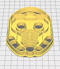Star Lord Mask Cookie Cutter