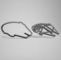 Star Wars Millenium Falcon Cookie Cutter