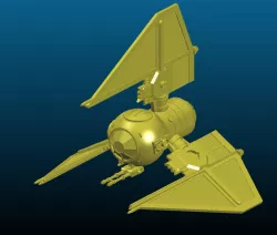 Star Wars - TIE Heavy tri-fighter / TIE Heavy Clutch MK2 - Ugly - Kitbash