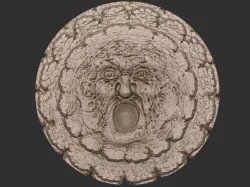 Stone face Decoration