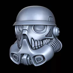 Storm Trooper Helmet Skull