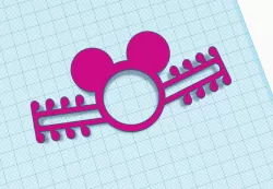 surgical mask extension clip pony tail mouse
