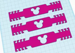 surgical mask mouse extension clips