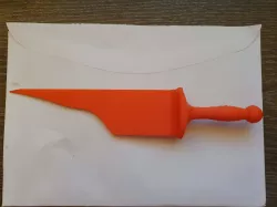 Sword letter opener - Open letter sword