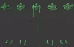 Tactical Soldier Arms based off of Cornivius' poseable arms and boltguns