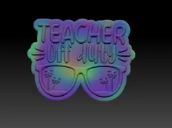 teacher off duty- MOLD BATH BOMB, SOLID SHAMPOO
