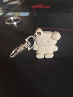 Teddy bear key ring