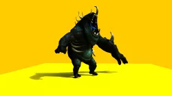 Teeth humanoid monster