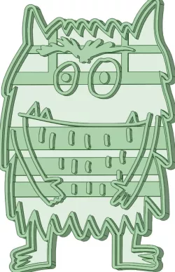 The Moster colour cookie cutter