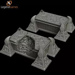 Tombs - Drow Underdark Spider Queen Tomb set - LegendGames
