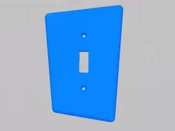 Toon Light Switch Plate