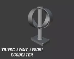 Trivec Avant AV2091 Eggbeater antenna