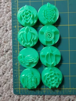 Turtle Stamps for Clay or Play-Doh etc..