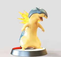 TYPHLOSION - FAN ART - POKÉMON FIGURINE -Fire Type POKEMON