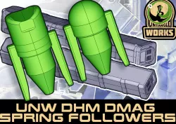 UNW DHM / dye tactical mag: DMAG 20 round mag Spring Followers and lok bolt followers