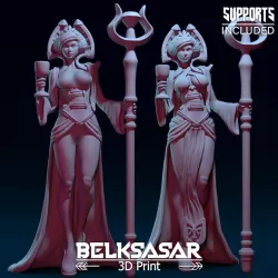 Vampire Empress Normal and Nude 3D print model