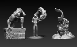 Venom pack three figurines