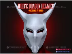 White Dragon Helmet - Peacemaker Tv Series