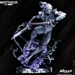 Wicked Marvel Nightcrawler Sculpture: Tested and ready for 3d printing