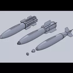 1/10th Scale Mk82 - LD, AIR, Snakeye