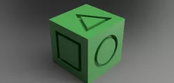 20mm Test Cube - Squid Game