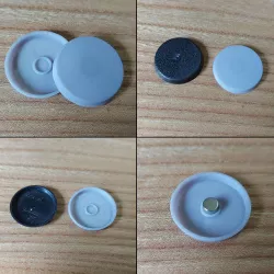 25mm base - round - magnetizable - hollow