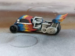 3 Wheeler Drag Racing Team Reliant Isetta 1/64