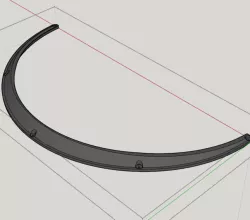 30mm Universal Fender Flare