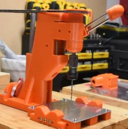 3D printed drill press Table and tube centers