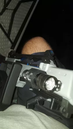 Airsoft Flashlight mount 28mm Flashlight