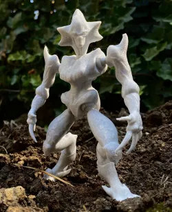 Alien movable action figures for 3d printing